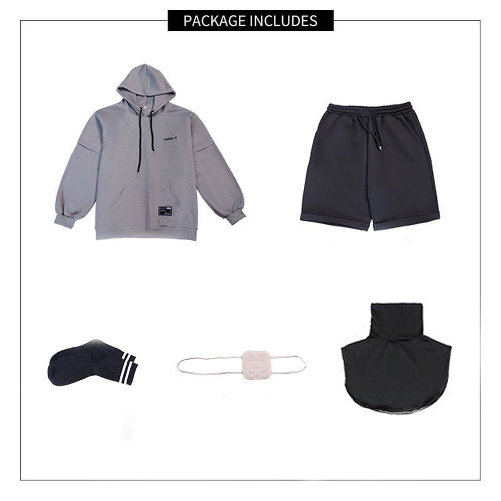 IDV Game Prisoner Costume Men's Hoodie and Shorts 5th Personality Cosplay Party