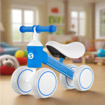 Balance Bike 4 Wheels Toddler Ride On Car Safe Kids Ride-on Toys For Boys and Girls