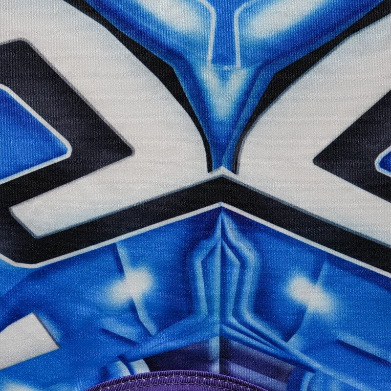 Kids Super Hero Outfit Jaime Reyes Jumpsuit Mask 2pcs Set