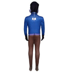 Boys Poison Brawler Outfit Blue Jumpsuit and Helmet for Kids and Teens