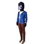 Boys Poison Brawler Outfit Blue Jumpsuit and Helmet for Kids and Teens