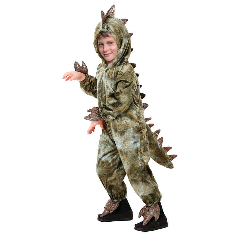 Kids Dinosaur Costume Halloween Monster Cosplay Dress Up for Boys Girls