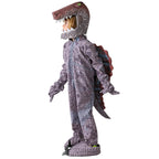 Kids Dinosaur Costume Spinosaurus Onesie Helmet Gloves and Foot Covers 4pcs Set Realistic Dino Outfit for Halloween Party