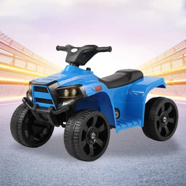 6V Kids Ride-on ATV Car 4 Wheels Battery Powered Ride-On Toy With Light for Children