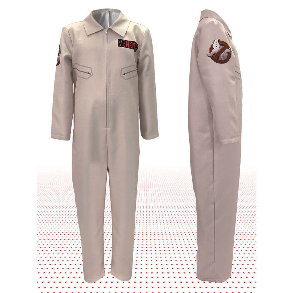 Kids Ghost Hunter Costume Venkman Ray Stantz Cosplay Outfit Boys Gilrs Halloween Costume