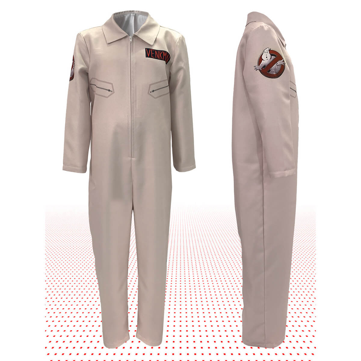 Kids Ghost Hunter Costume Venkman Ray Stantz Cosplay Outfit Boys Gilrs Halloween Costume