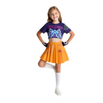 Girls Mira Outfit Pop Star Mira Cosplay Shirt Skirt and Gloves Full Set Halloween Costume