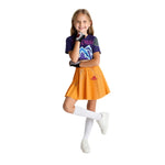 Girls Mira Outfit Pop Star Mira Cosplay Shirt Skirt and Gloves Full Set Halloween Costume