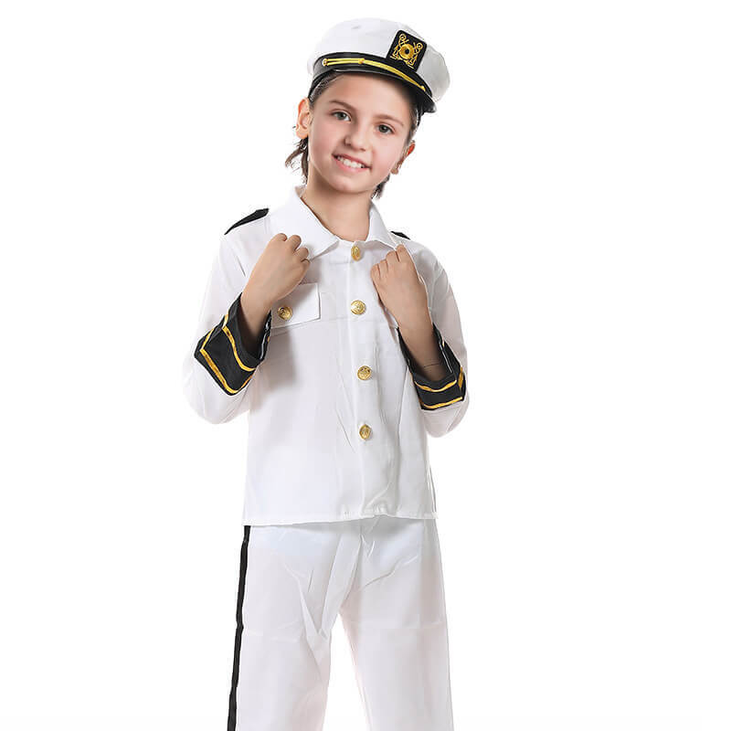 Boys Girls Pretend Play Costumes Police Doctor Nurse Chef Cosplay Costume Role Play Dress-Up Set