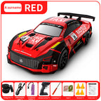 Kids Remote Control Drift Car 4WD RC Drift Stunt Car with LED Lights Glow, 14KM/H High-Speed, RC Toy Cars for Boys 4 5 6 7 8 9 10