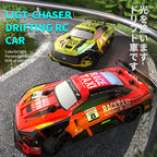 Kids Remote Control Drift Car 4WD RC Drift Stunt Car with LED Lights Glow, 14KM/H High-Speed, RC Toy Cars for Boys 4 5 6 7 8 9 10