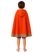 Boys Super Bro Costume Red-blue Shirt Overall Shorts Cape and Goggles 4pcs Set for Cosplay Carnival