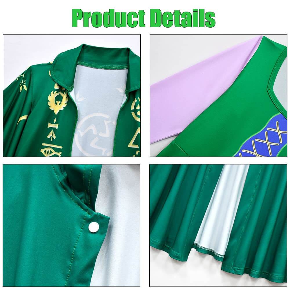 Winifred Sanderson Costume Sanderson Sisters Costumes Kids Women Halloween Cosplay Dress Up