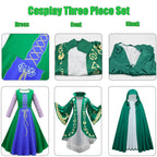 Winifred Sanderson Costume Sanderson Sisters Costumes Kids Women Halloween Cosplay Dress Up