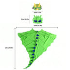 Kids Dragon Costume 3PCS Cloak Hat and Mask Dinosaur Cosplay Costume