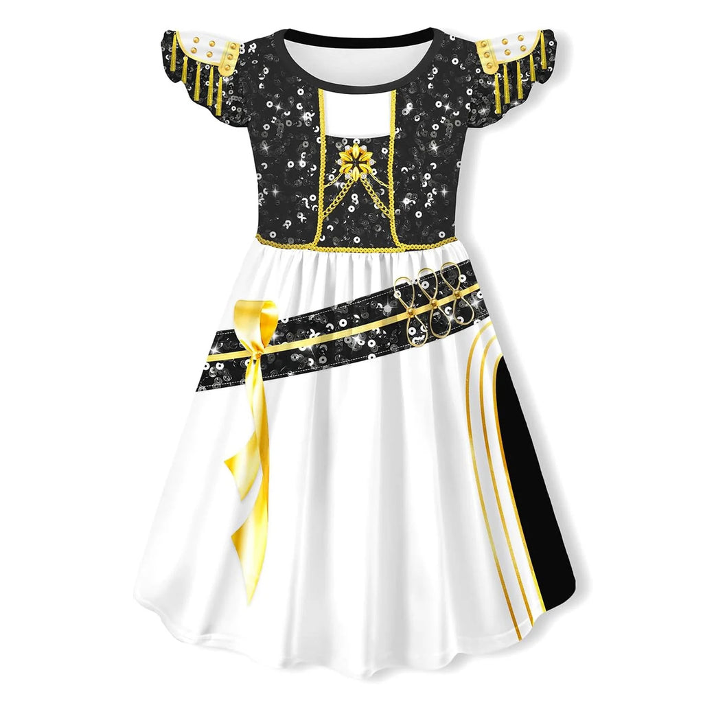 Girls Pop Stars Dresses Wigs Party Cosplay Outfit Halloween Costume