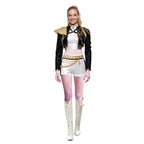 KPop Rumi Costume Golden Black White Dance Outfit Stage Performance Suit