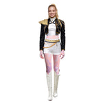 Pop Stars Costume Golden Black White Dance Outfit Stage Performance Suit
