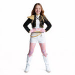 Pop Stars Costume Golden Black White Dance Outfit Stage Performance Suit