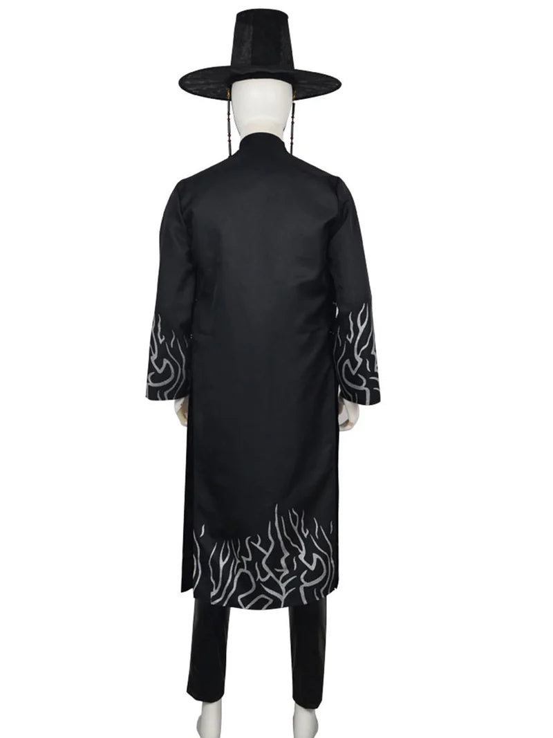 Boys “Your Idol” Performance Costume Full Set Black Halloween Cosplay Costume