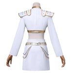 White Pop Stars Cosplay Outfit Stage Performance Dance Suit for Kids Adults Halloween Costume