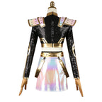 Pop Idol Costume The Star Stage Performance Cosplay Outfit Black Tops Skirt Shorts Full Set