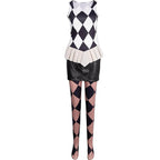 Lady Joker 2 Costume Harley Cosplay Red Outfit Role Play Full Set Halloween Costume