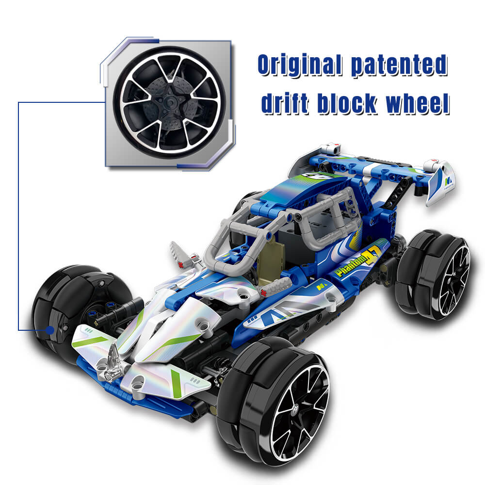 3 in 1 STEM RC Robot Car Building Blocks DIY Kit 4WD Remote Control APP Programming Drift Robot Car