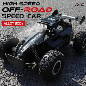 1/16 RC Car 20KM/H Fast Speed Off-road Vehicle 2.4G Alloy Monster Climbing Car