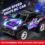 4WD RC Off-road Vehicle 2.4G Fast Remote Control  Drift Car Double Spray Electric Car Toy