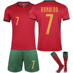 Adult Ronaldo Jersey Euro Cup Portugal National Team Football Shirts, Shorts and Socks Kits