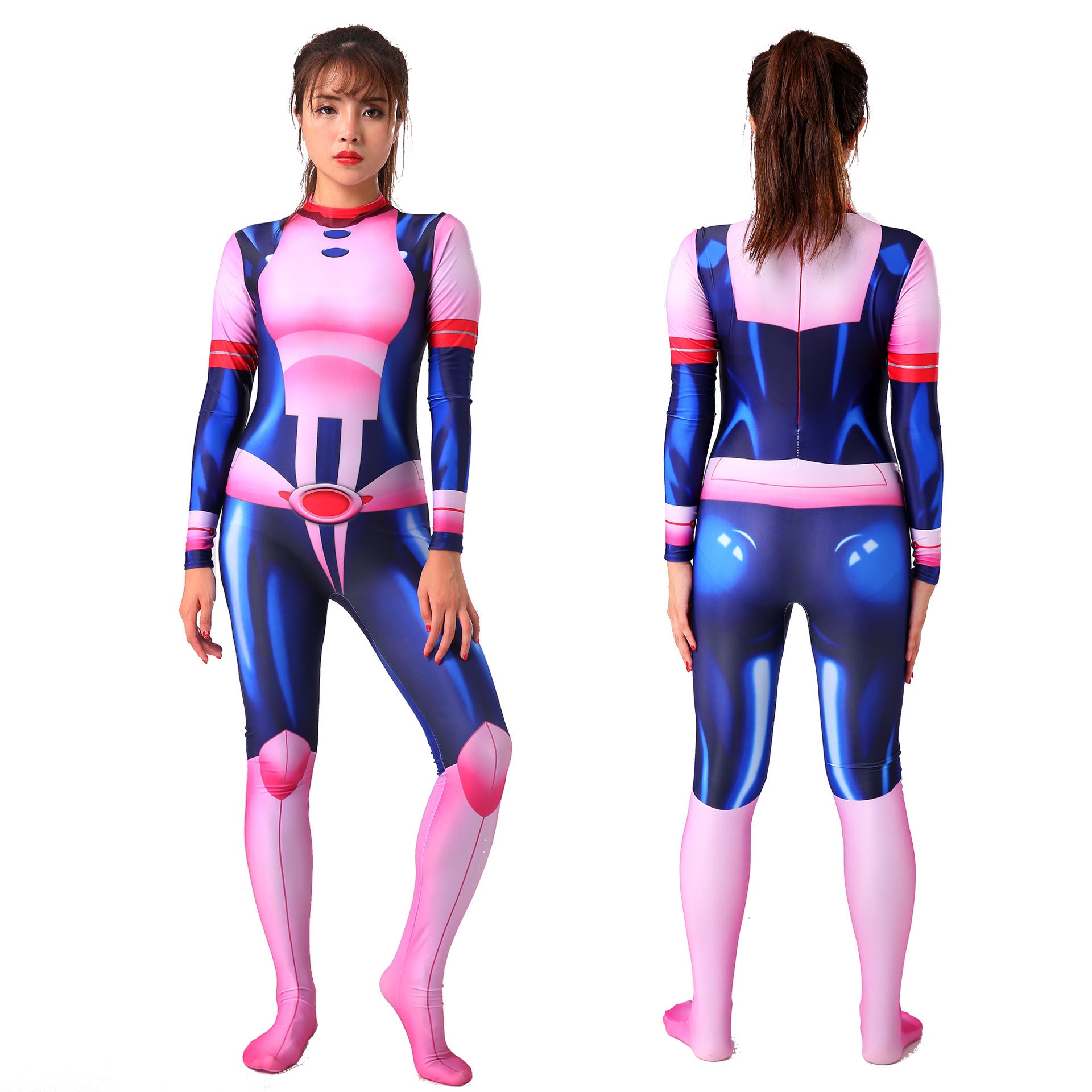 Women Ochaco Costume Hero Cosplay Outfit Uraraka Fighting Suit