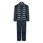 Adult Costume Gray Outfit Jacket Pants and Striped Scarf Adults Halloween Costume