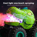 2.4G Dinosaur RC Car 360° Stunt Spray Car Monster Climbing Truck Electric Remote Control Toy Cool Light