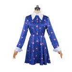 Kids Adults Harley Blue Dress Lady Harley Musical Scene Costume for Halloween Party