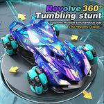 2.4G RC Drift Car Colorful 4WD Off-road Car 360° Stunt Car Dual Remote Mode For Kids