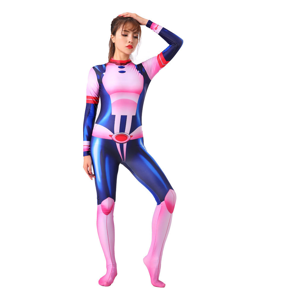 Women Ochaco Costume Hero Cosplay Outfit Uraraka Fighting Suit