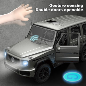 1/14 RC Off-road Truck 2.4G RC Car Gesture Sensor Door Climbing Vehicle with Led Light