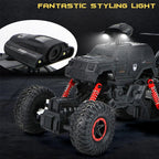 Six-wheel RC Off-road Truck 1/14 Electric Climbing Vehicle With Removable Helicopter For Kids