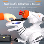 Remote Control Dinosaur Intelligent Programming T-Rex Launch Soft Bullet Interactive Toys
