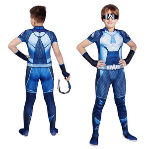 The Boys Adults A-train Costume Jumpsuit Gloves and Glasses Suit Halloween Cosplay Outfit