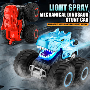 2.4Ghz Dino Remote Control Car 4WD Spray Stunt Car Climbing Off-road Car Toy