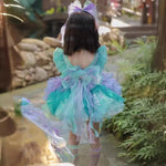Girls Mermaid Dress Princess Ball Gown Lolita Dress for Birthday Party and Pageant