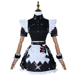 Women Ellen Joe Costume Game Victoria Housekeeping Cosplay Dress and Tail