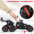 Six-wheel RC Off-road Truck 1/14 Electric Climbing Vehicle With Removable Helicopter For Kids