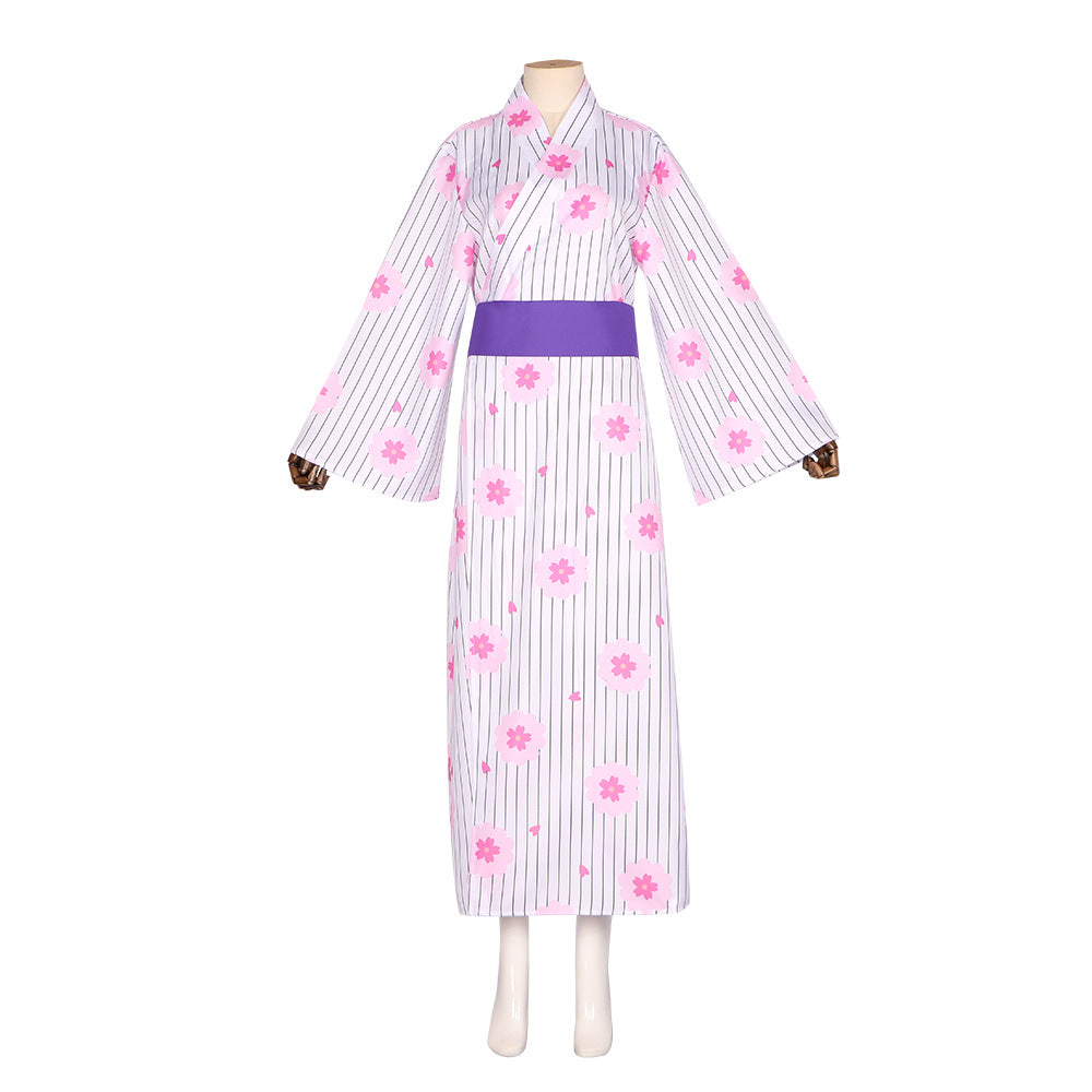 Adult Mitsuri Cosplay Costume Kimono Outfit Halloween Carnival Uniforms for Women