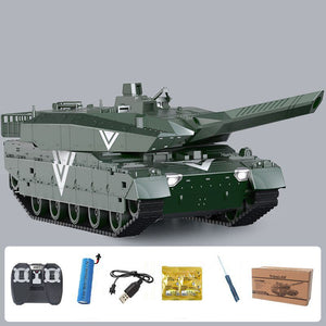 12CH Remote Control Tank 360° Rotation Water Bullets Tank 4WD Tracked Combat Vehicles