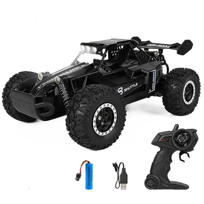 1/16 RC Car 20KM/H Fast Speed Off-road Vehicle 2.4G Alloy Monster Climbing Car