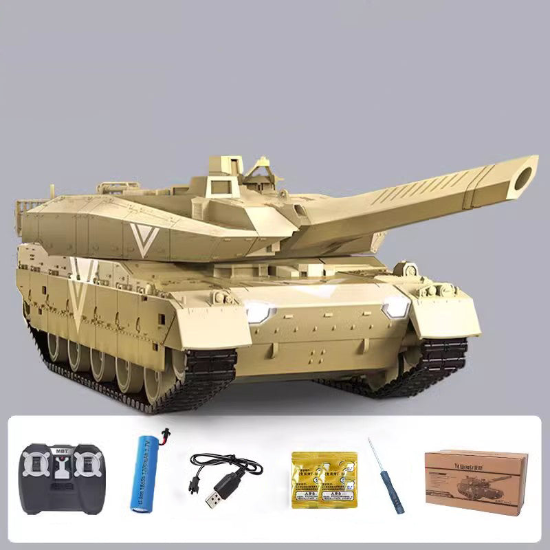 12CH Remote Control Tank 360° Rotation Water Bullets Tank 4WD Tracked Combat Vehicles