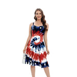 Women 4th Of July Outfit American Flag Star Striped Dress for Patriotic Ladies